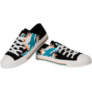 Miami Dolphins Big Logo Low Top Sneakers