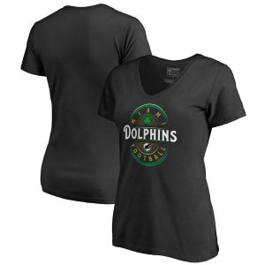 Miami Dolphins Women’s Forever Lucky V-Neck T-Shirt